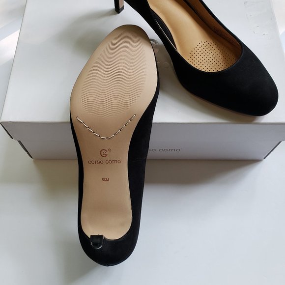 CORSO COMO Linnden Black Pumps Round Toe Size 5.5 - Picture 10 of 10